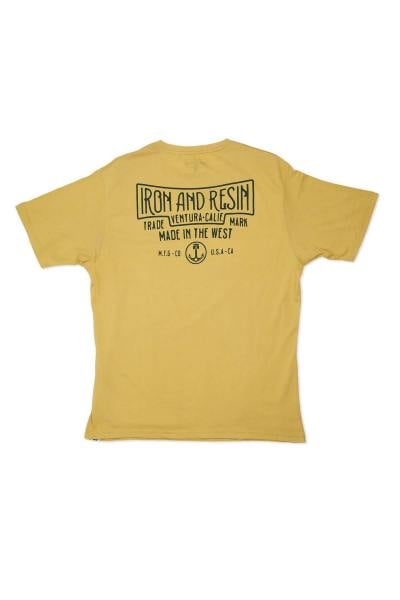 T-shirt giallo oro "Made in the West