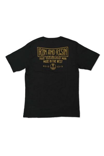 Schwarzes T-Shirt Kalifornien Vintage