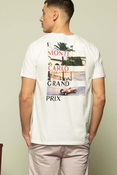 T-shirt blanc Monte Carlo Grand Prix