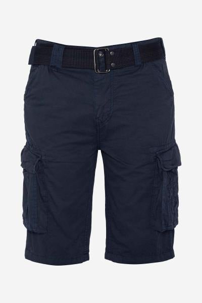 Pantaloncini cargo blu scuro