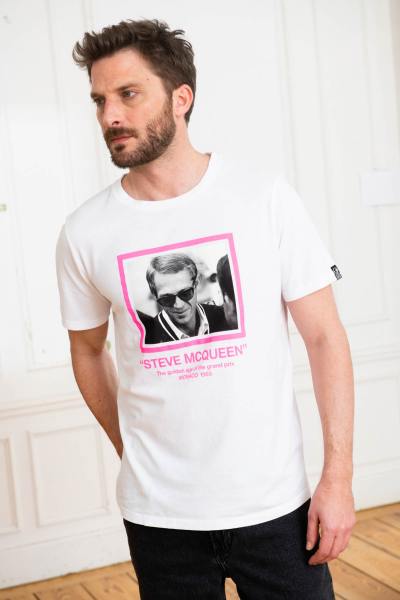 Weißes Steve McQueen Baumwoll-T-Shirt