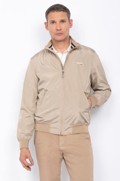 Giacca in poliestere beige
