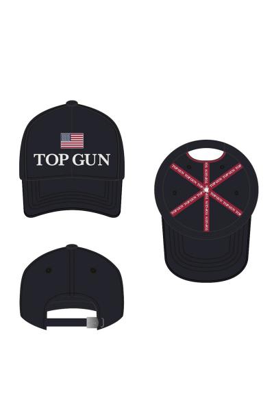 Cappello Top Gun Bandiera americana blu navy