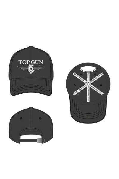 Cappellino Top Gun bianco e nero