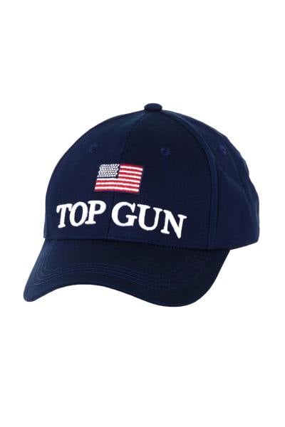 Gorra Top Gun Azul Marino Bandera Americana