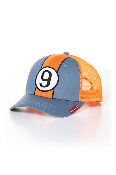 Cappellino 24H Le Mans blu e arancione