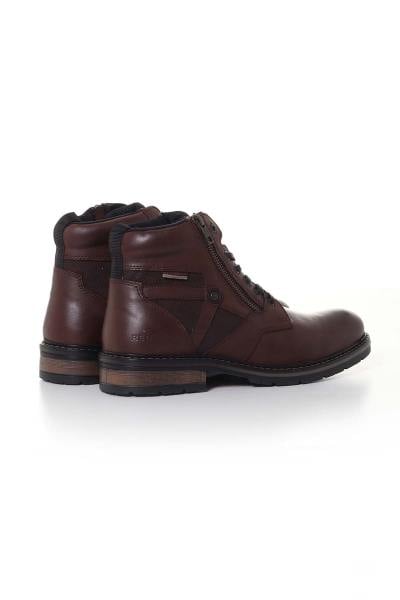 Bottines Homme Folk En Cuir Beige Foncé - Pointure UK 11 EU 46 - Très Bon état Occasion