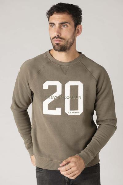 Jersey número 20 de algodón caqui bordado