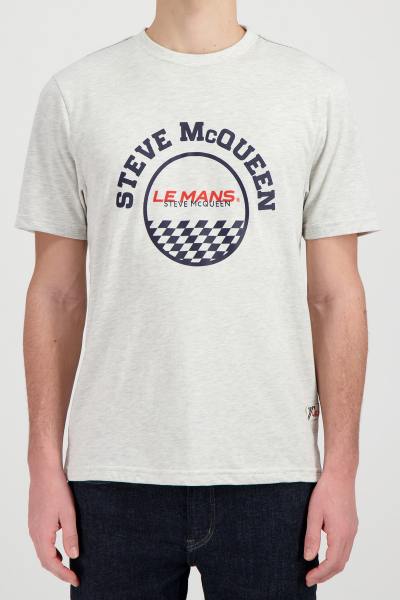 Ecrufarbenes Steve McQueen-T-Shirt