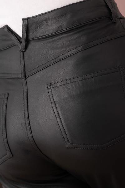 Pantalon En Cuir Levi's - Jean Cuir Noir Taille W28/L32 - Occasion Très Bon état
