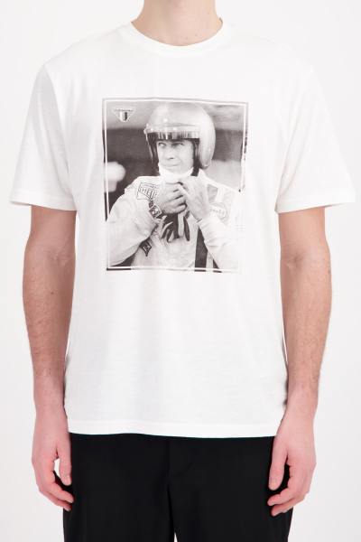 Ecrufarbenes Steve McQueen-T-Shirt
