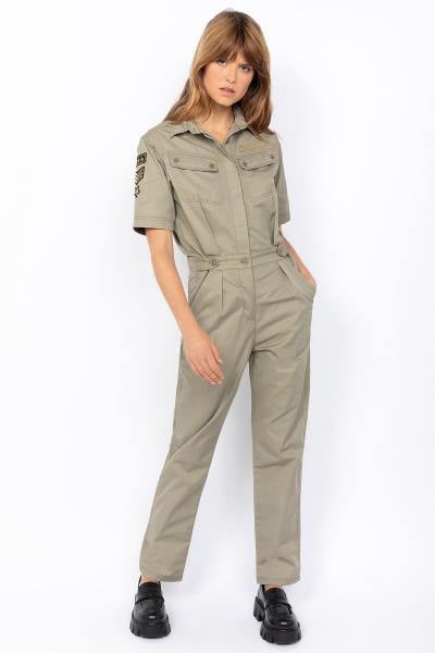 Army-Overall in der Farbe Salbei-Khaki