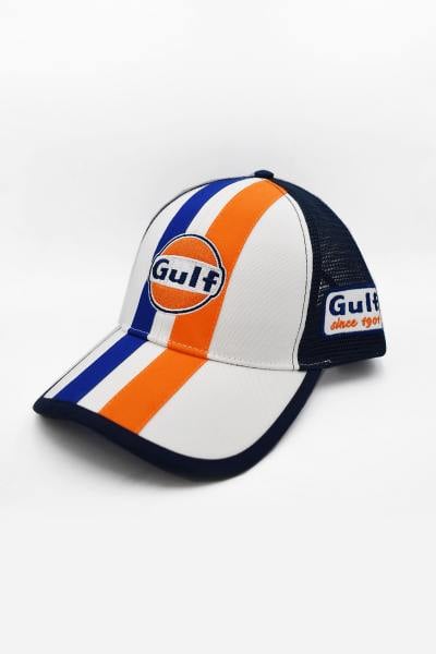 Casquette en coton motif racing Gulf