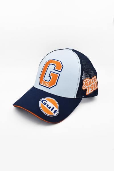 Gorra de camionero de carreras inspirada en el equipo universitario