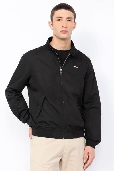 Blouson fin en polyester noir