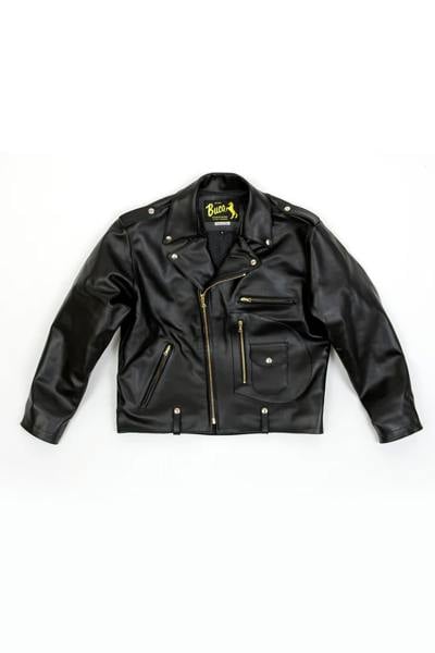 Blouson en cuir style Perf avec D-Pocket