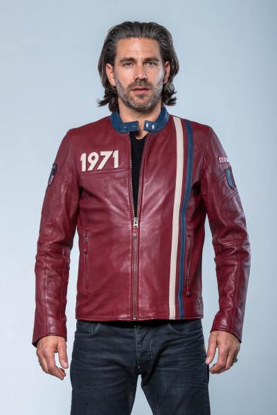 Rote Lederjacke Steve McQueen 1971