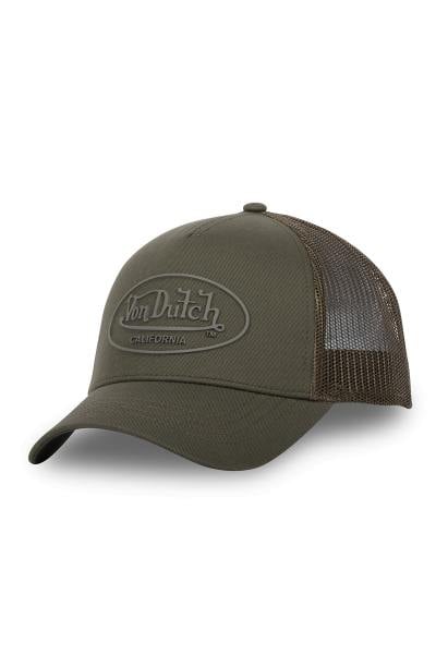 Casquette trucker kaki ton sur ton