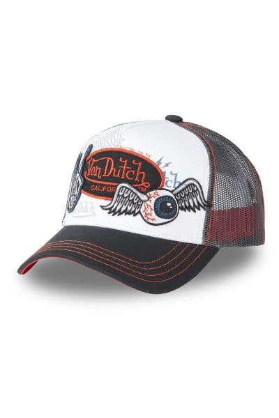 Casquette trucker avec patchs