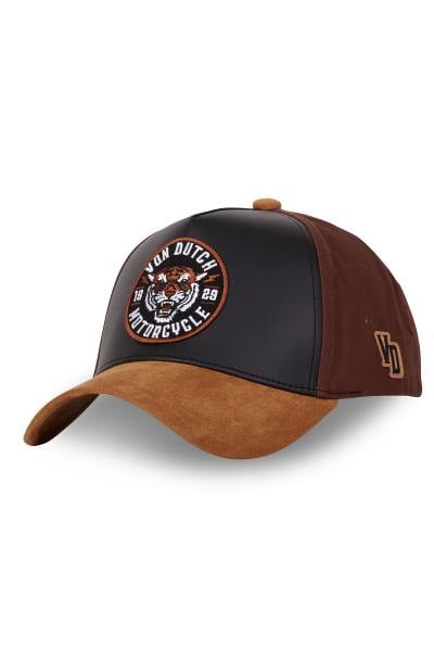 Gorra trucker estilo vintage con logo de tigre