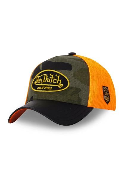 Casquette jaune et camouflage