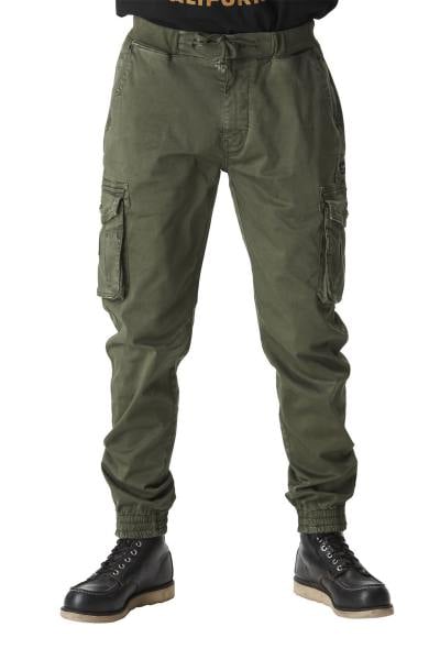 Pantalón cargo color caqui para hombre