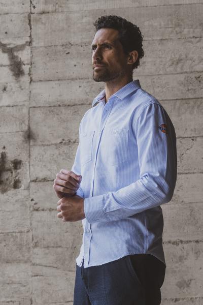 Chemise bleu clair Gulf