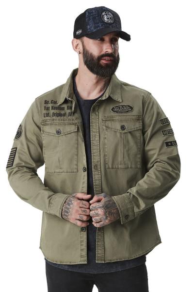 Sobrecamisa militar caqui