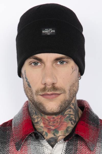 Bonnet noir pour homme