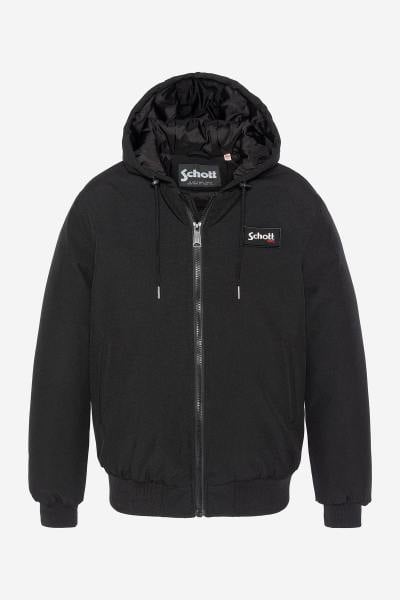 Blouson urban à capuche noir