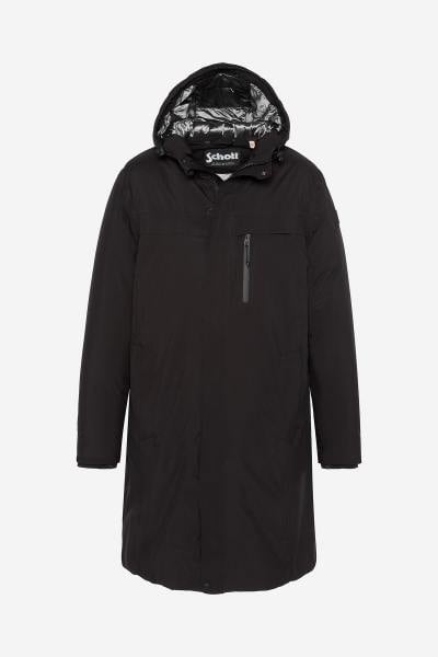 Veste outdoor noire à capuche