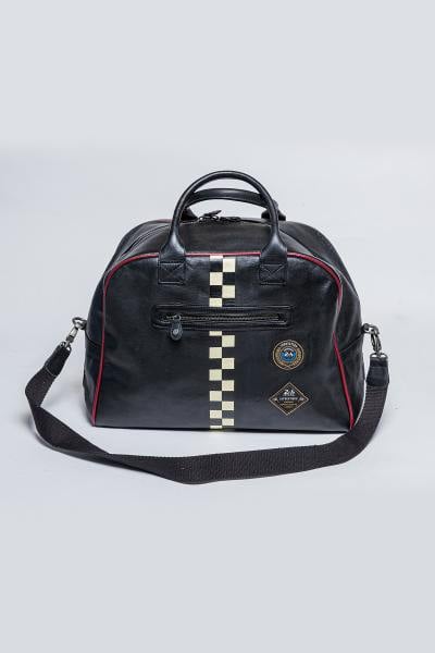 Bolso de mano 24H Le Mans de piel negra