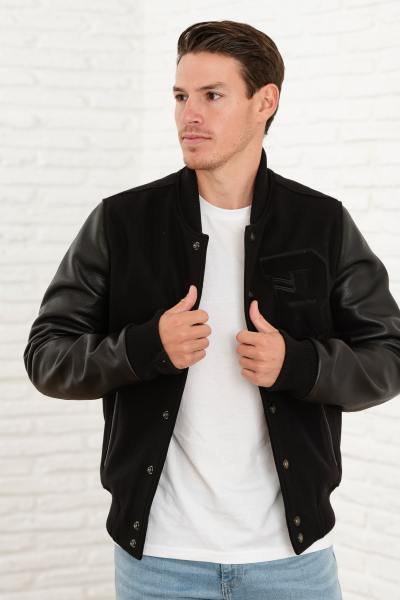 Blouson cuir Teddy Bombers en cuir Cuir City