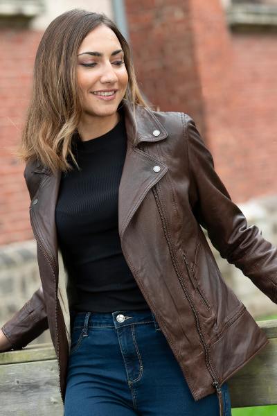 Chaquetas y cazadoras de piel Abrigos de cuero mujer Cuir City