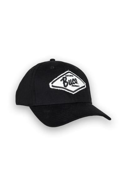 Casquette noir avec logo diamant blanc