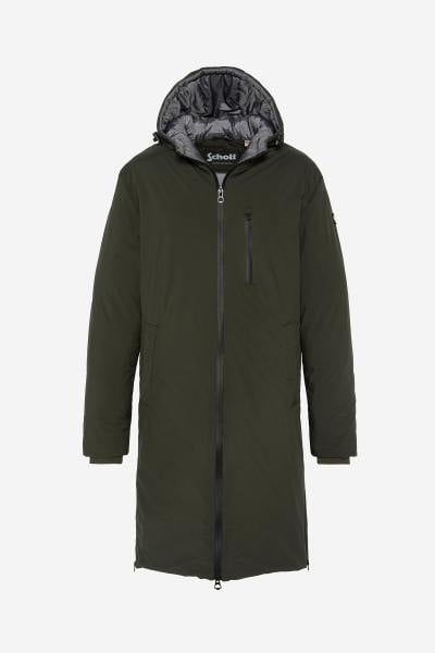 Parka extra longue textile