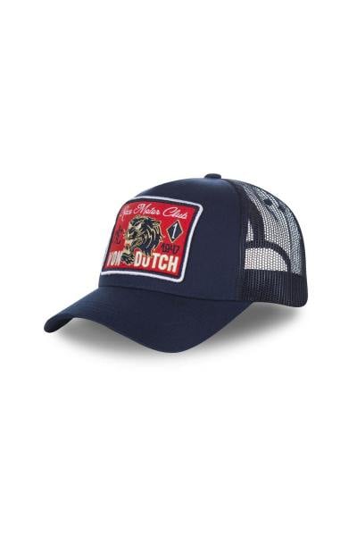 Casquette baseball bleu marine avec badge tigre