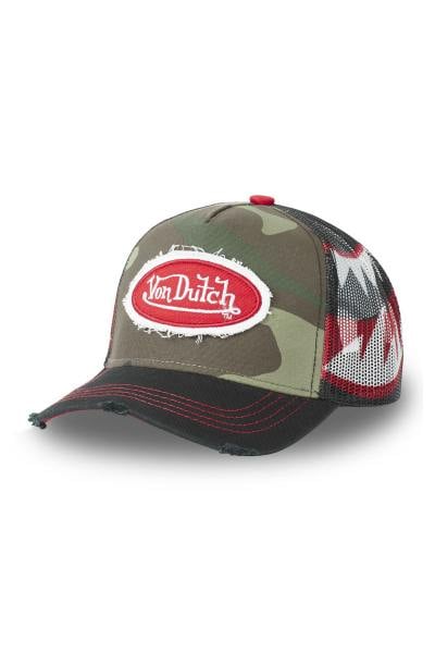 Casquette trucker camouflage avec motif filet