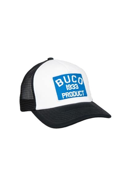 Casquette trucker avec logo Product bleu et blanc