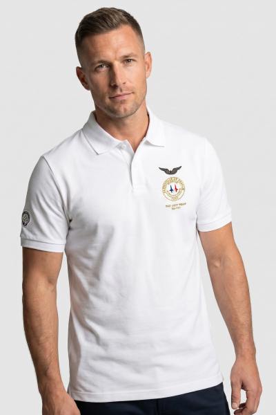 weißes PAF-Poloshirt für Herren