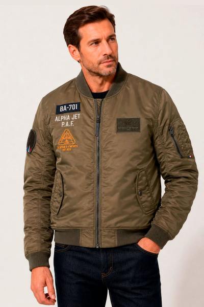 Französische Patrol-Pilotenjacke in Khaki