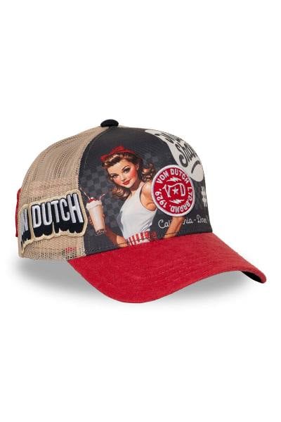 Truckerkappe mit Vintage-Pin-up-Print