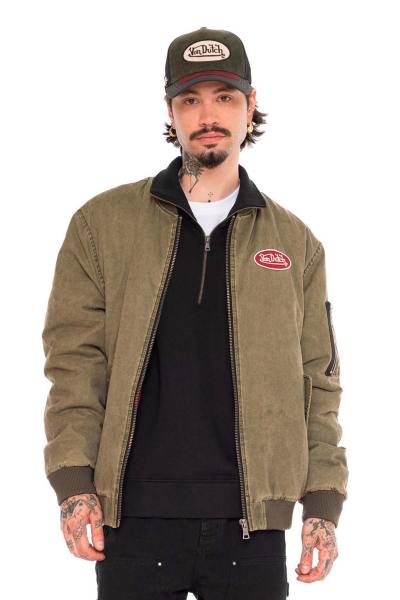 Textilbomberjacke mit Aufnäher
