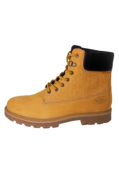 Gelbe Boots aus Rindsleder