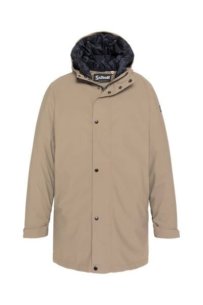 2-in-1-Parka mit herausnehmbarem Innenfutter in Beige und Blau