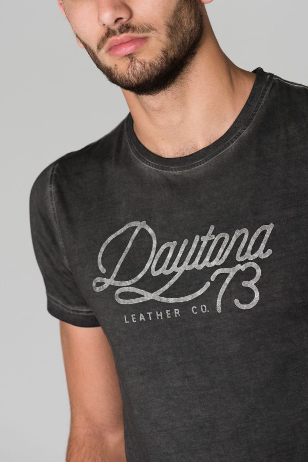 Tee Shirt Homme Daytona TSO DAYTONA73 BLACK