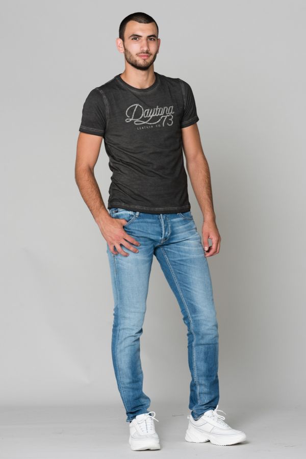 Tee Shirt Homme Daytona TSO DAYTONA73 BLACK