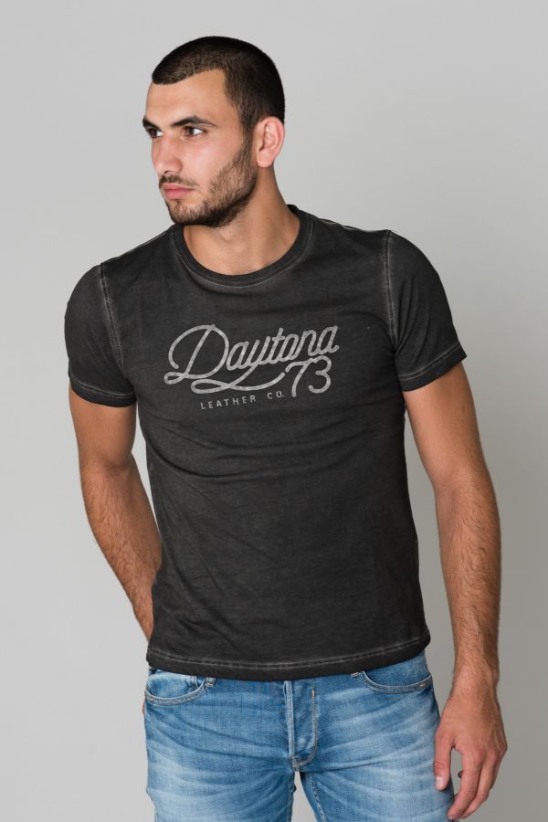 Tee Shirt Homme Daytona TSO DAYTONA73 BLACK