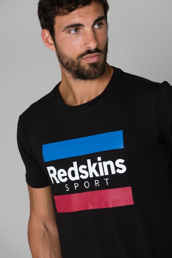 Herren T-shirt Redskins SPEAR CALDER BLACK