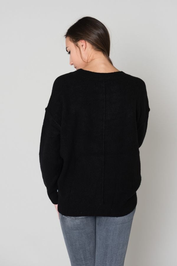 Damen Pullover/sweatshirt Le Temps Des Cerises PULL ELENA BLACK